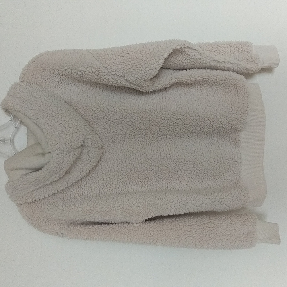 AMERICAN EAGLE Fuzzy Teddy Sherpa Hoodie - Picture 8 of 9